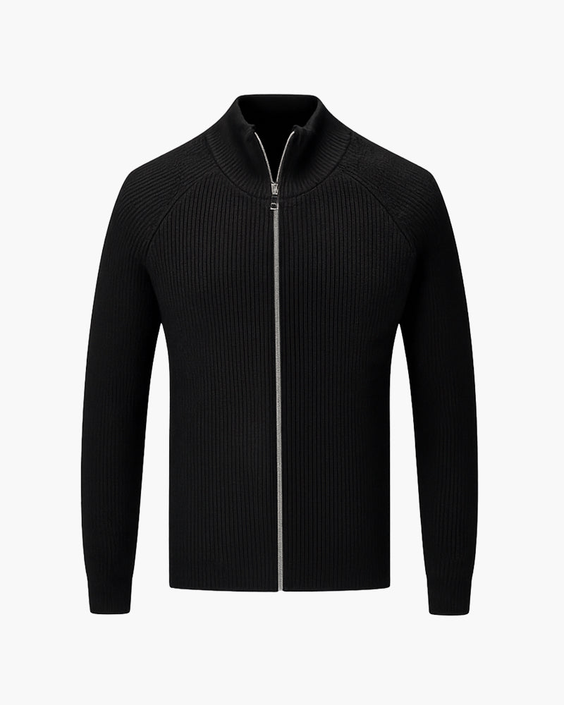 Gilet in Lana con Zip Integrale AMALFI